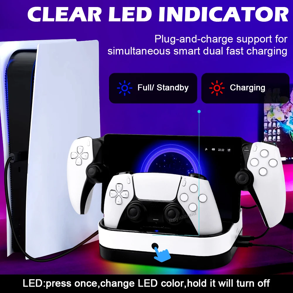 NEW For PS5 Controller Charger - Controller Charging Stand 评论和价格