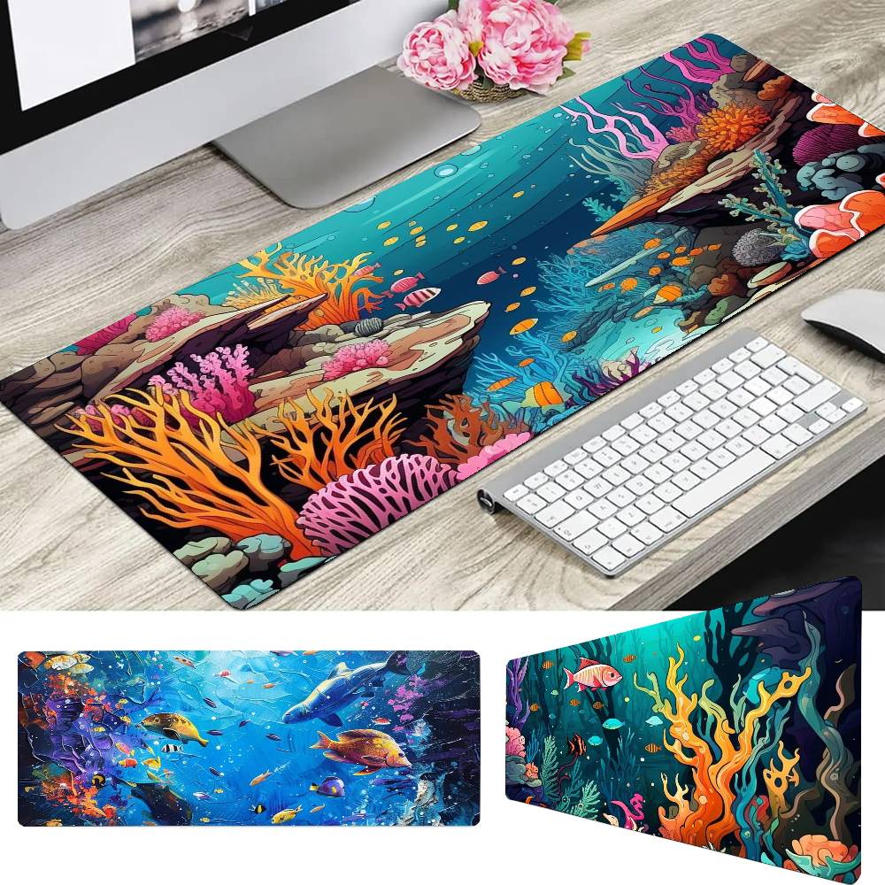 Underwater World Mousepad Non- - Esports Gaming World 评论和价格