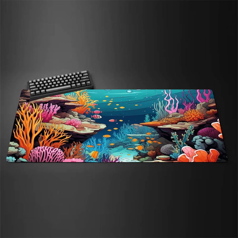 Underwater World Mousepad Non- - Esports Gaming World 评论和价格