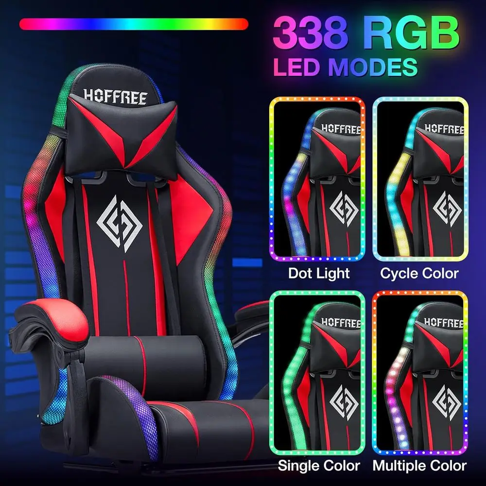 Ergonomic High-Back Gaming Cha - Rgb Gaming Chair 评论和价格