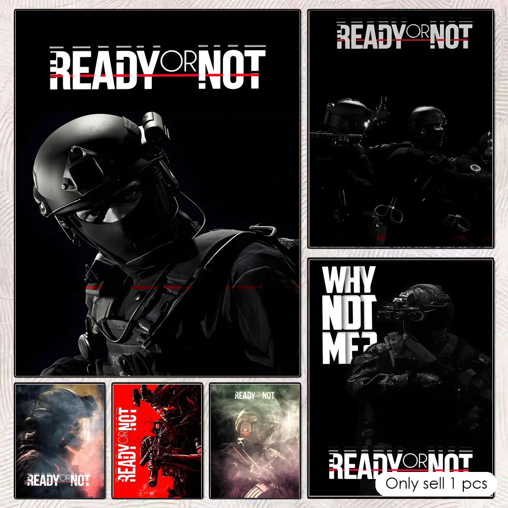 R-Ready or N-NotS Poster HD Wa - Esports Gaming Lounge 评论和价格
