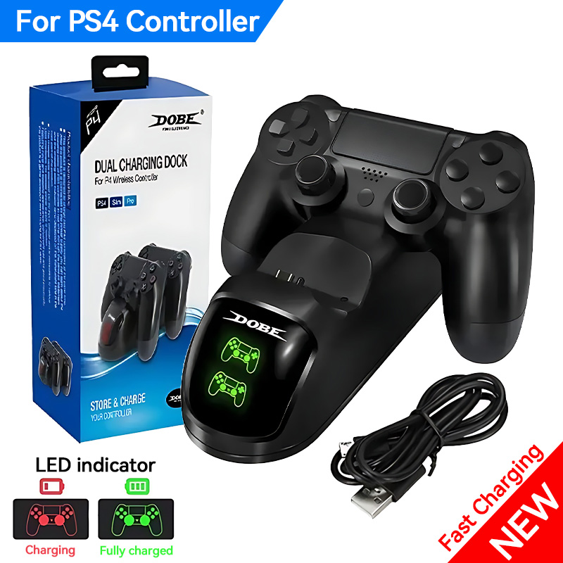 New PS4 Charging Station Wirel - Controller Charging Stand 评论和价格