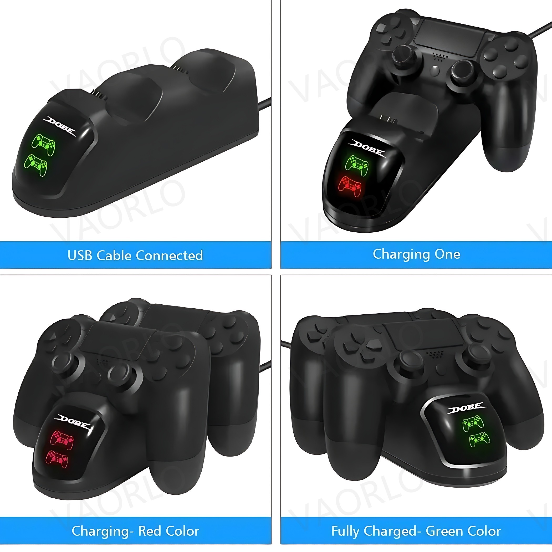 New PS4 Charging Station Wirel - Controller Charging Stand 评论和价格