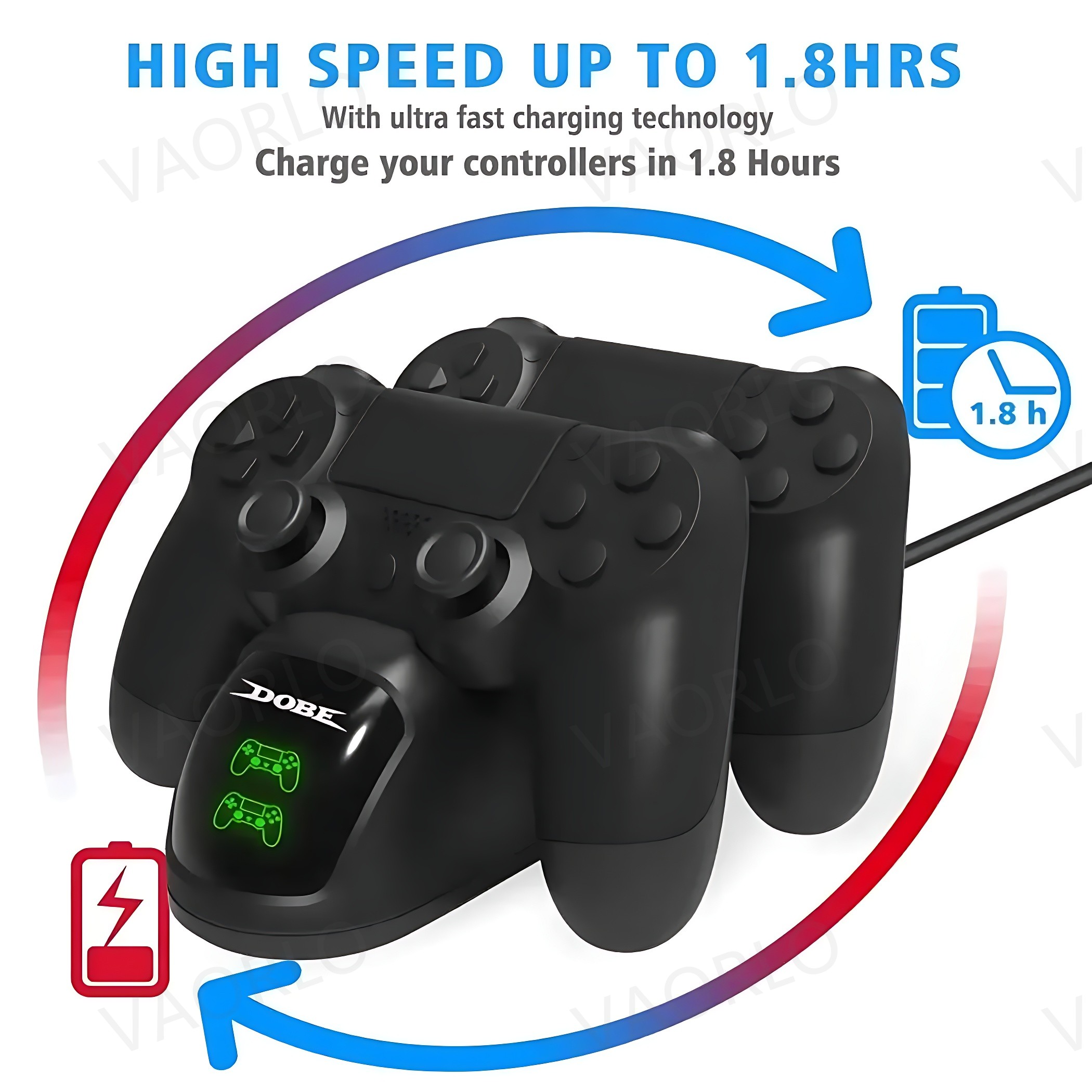 New PS4 Charging Station Wirel - Controller Charging Stand 评论和价格