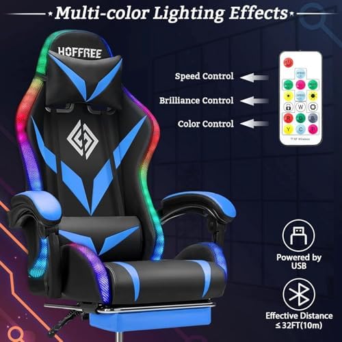 RGB Gaming Chair with Massage  - Rgb Gaming Chair 评论和价格