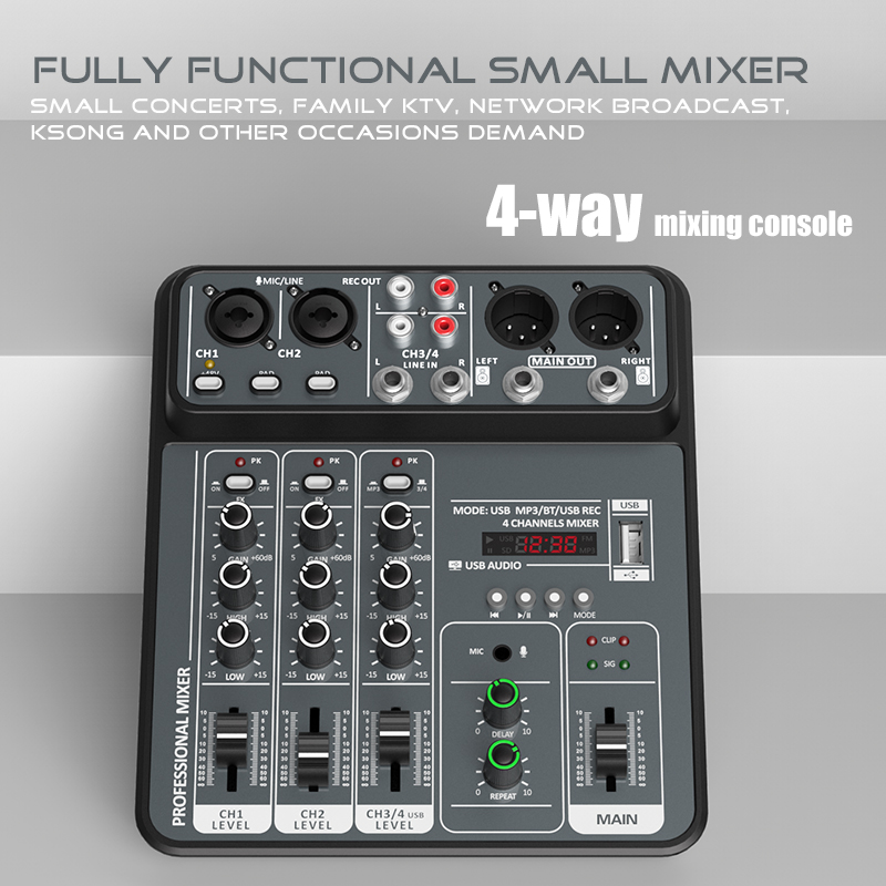 4 Channel Audio Mixer 48V Phan - Elgato Stream Deck 评论和价格