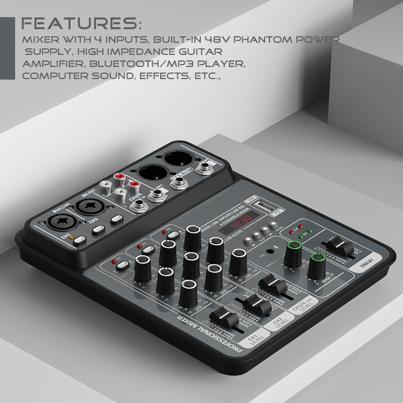 4 Channel Audio Mixer 48V Phan - Elgato Stream Deck 评论和价格