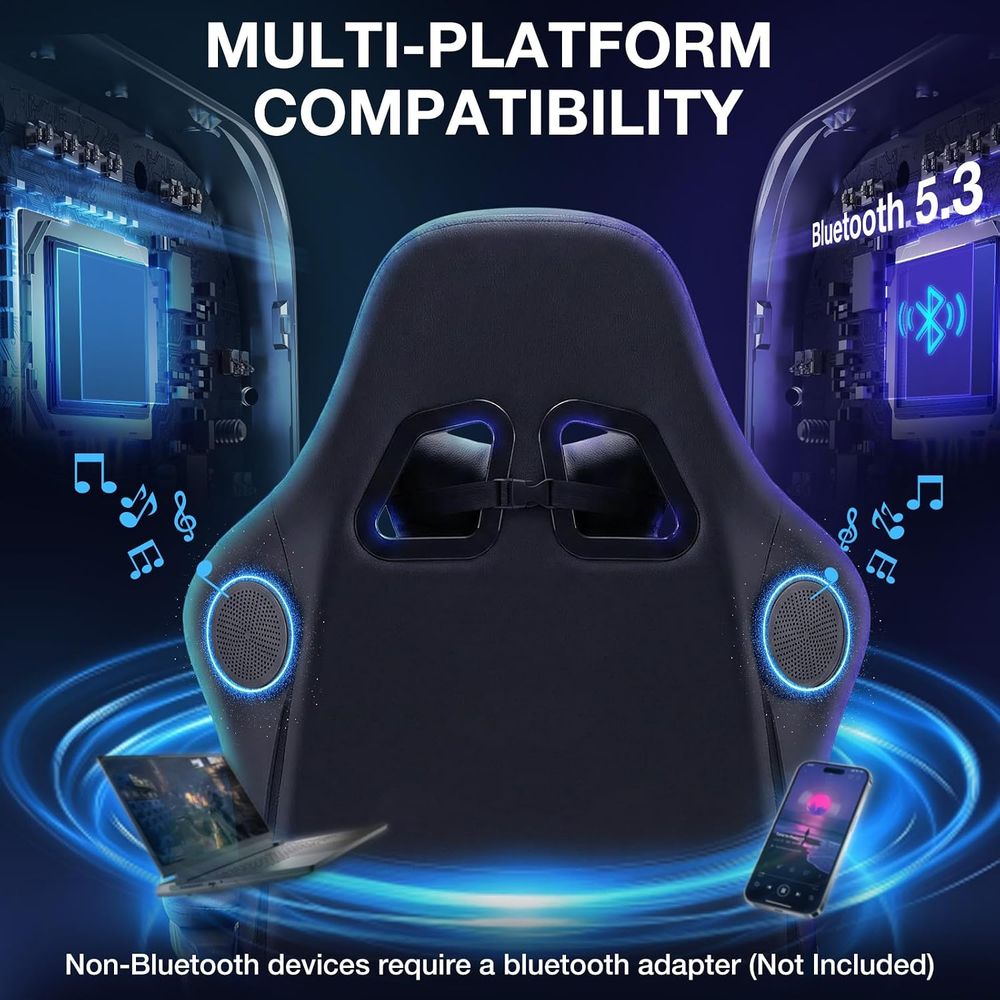 RGB Gaming Chair with Bluetoot - Rgb Gaming Chair 评论和价格