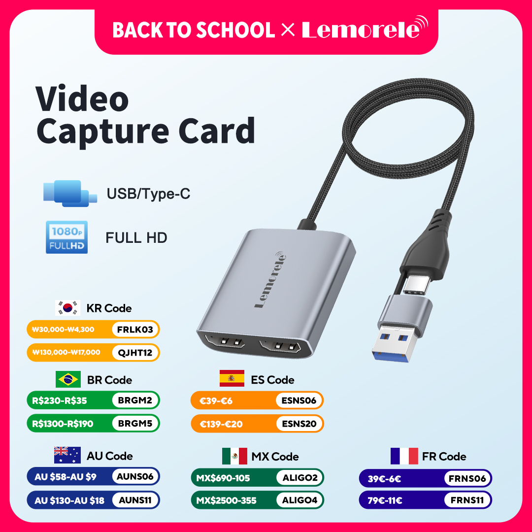 Lemorele Video Capture Card HD - Elgato Stream Deck 评论和价格