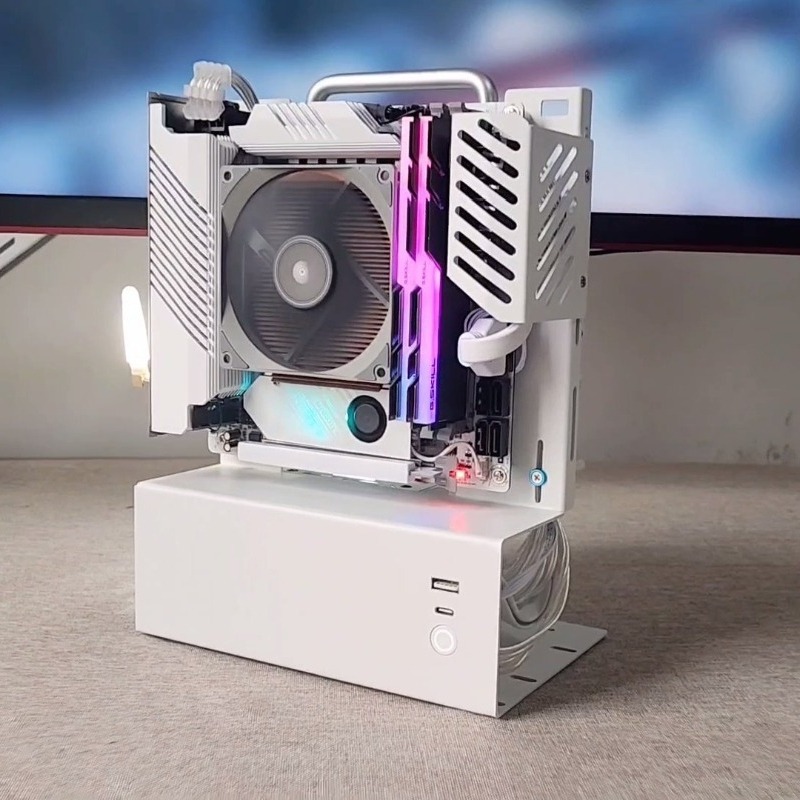 Open Frame Mini PC Case  Gamin - Esports Gaming Pc Build 评论和价格