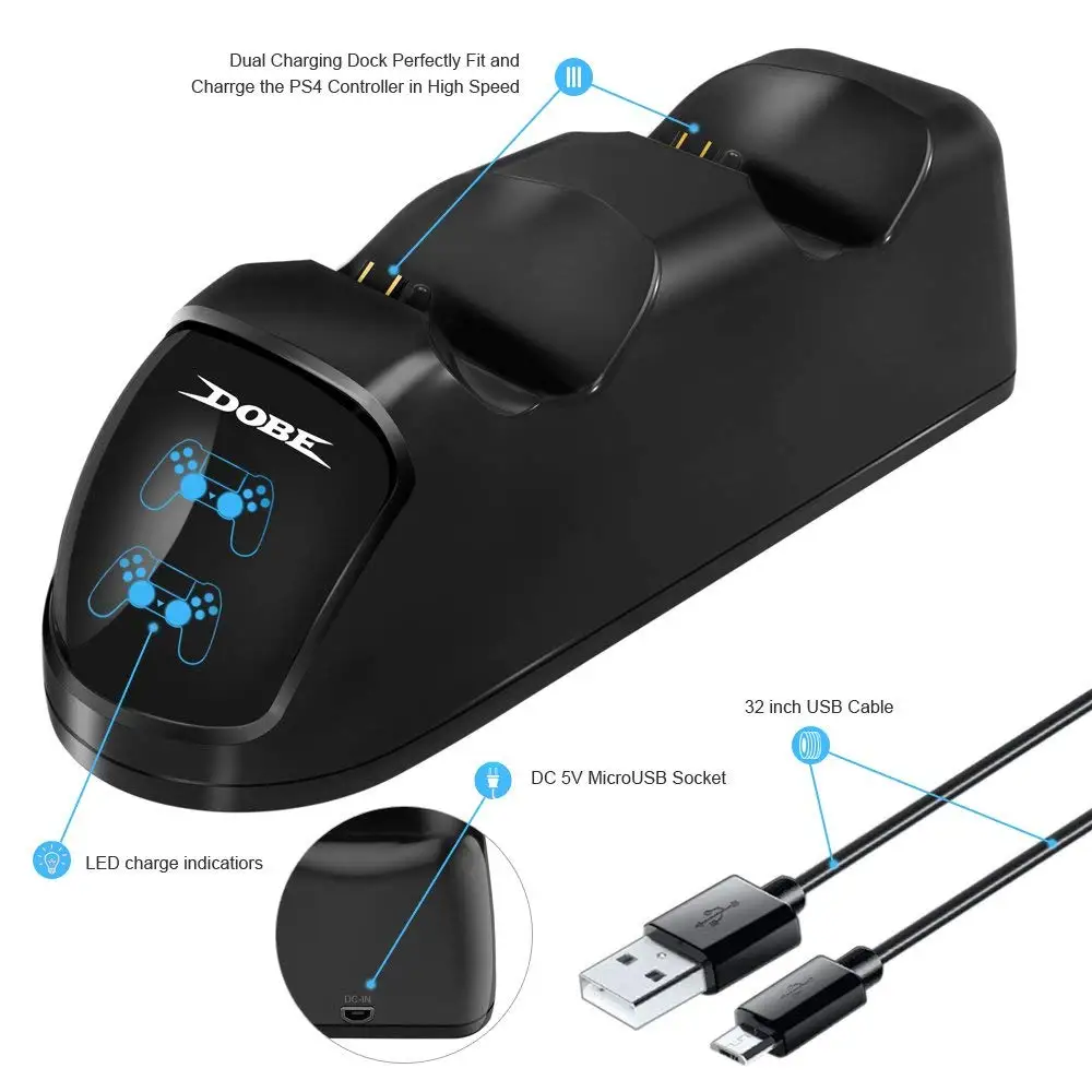 YOTEEN for PS4 Controller Char - Controller Charging Stand 评论和价格