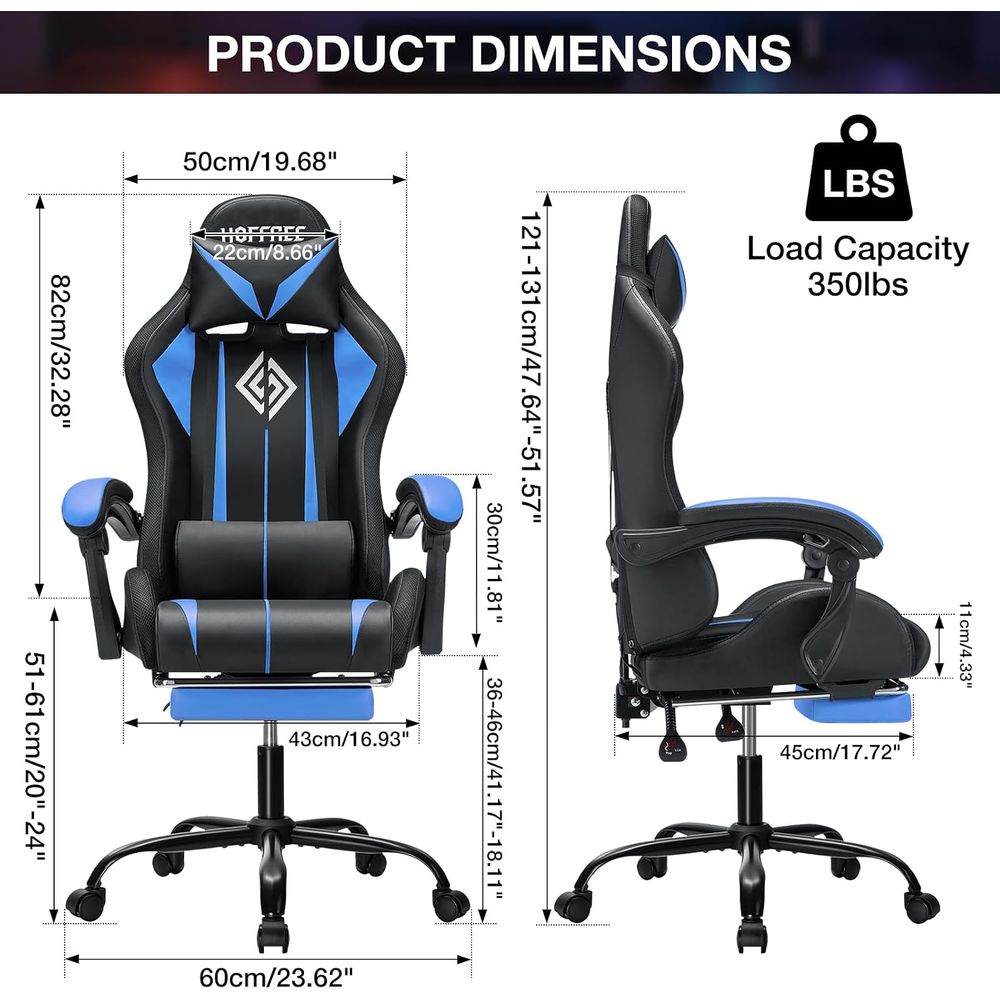 LED Gaming Chair with Massage  - Rgb Gaming Chair 评论和价格