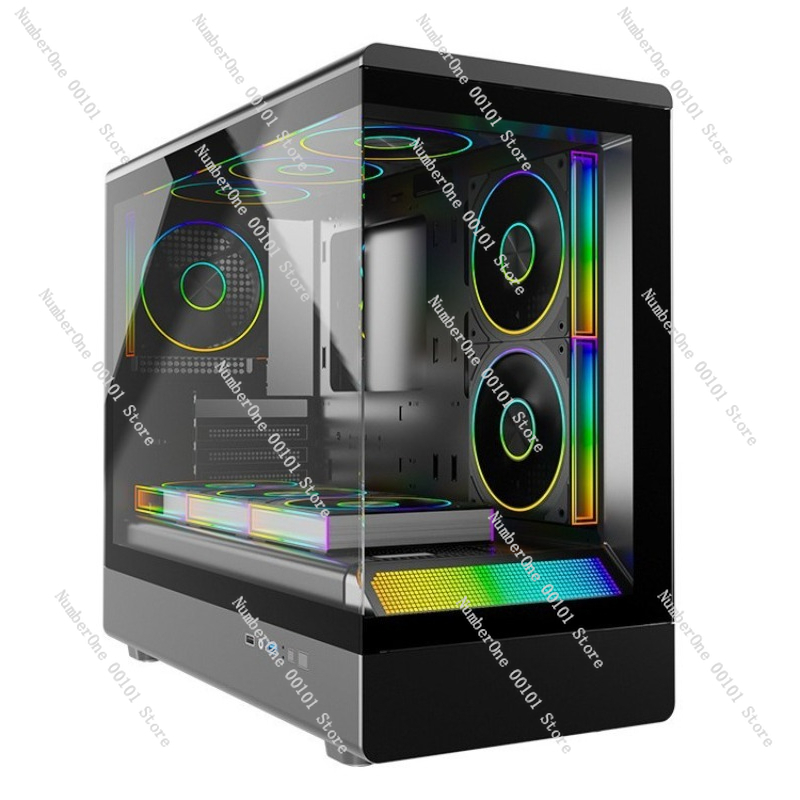 Panoramic Tempered Glass Gamin - Esports Gaming Pc Build 评论和价格