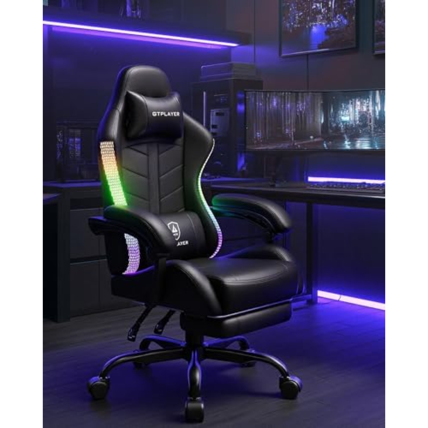 Gaming Chair, Computer Game Ch - Rgb Gaming Chair 评论和价格