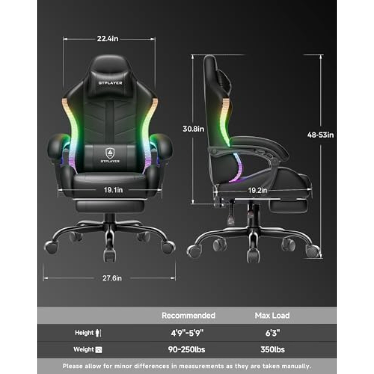 Gaming Chair, Computer Game Ch - Rgb Gaming Chair 评论和价格