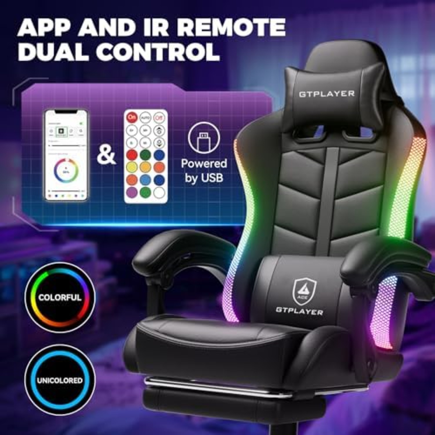 Gaming Chair, Computer Game Ch - Rgb Gaming Chair 评论和价格